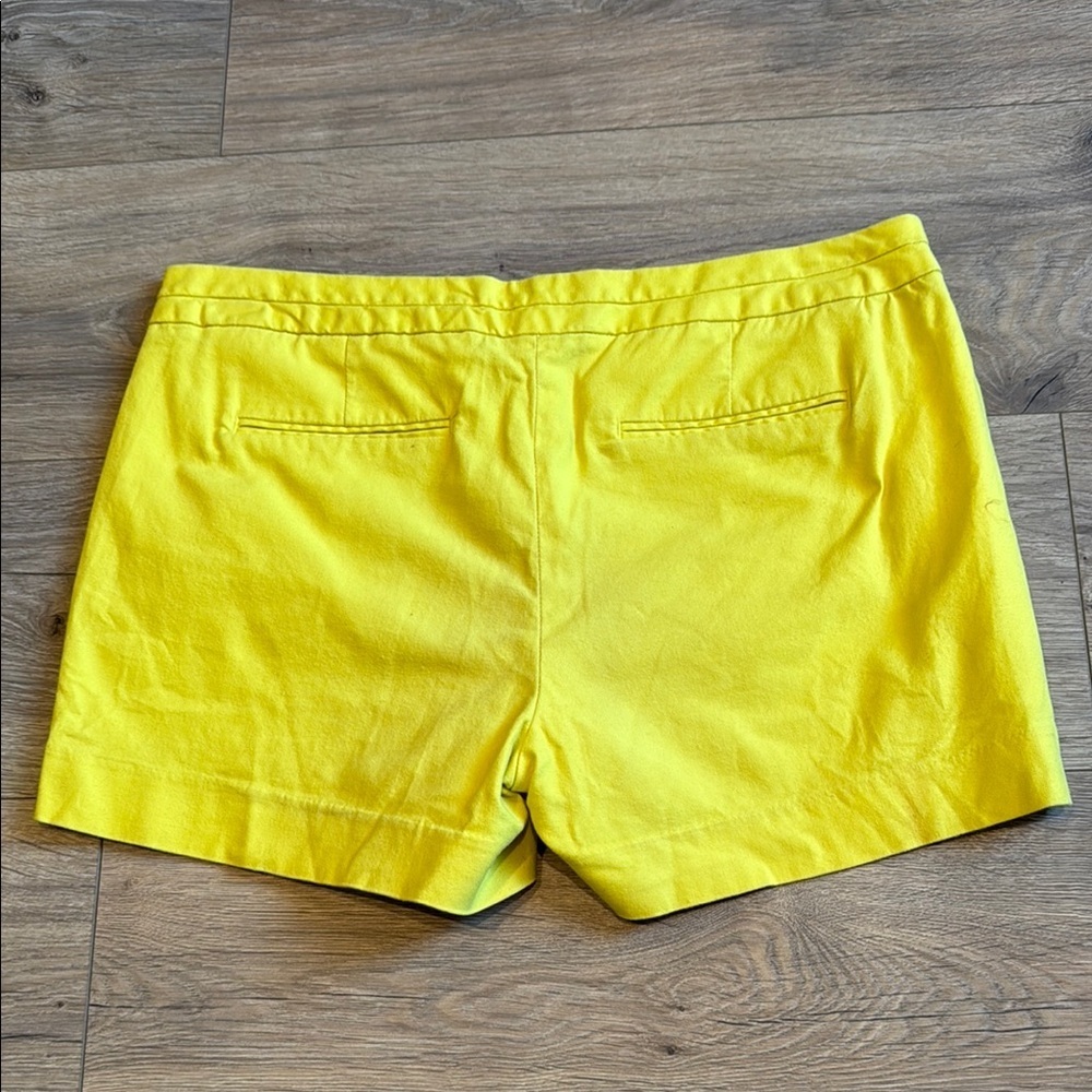 BANANA REPUBLIC Hampton Fit Yellow Shorts Size 8 - Picture 2 of 9